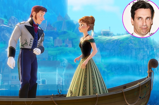 
	
	Câu chuyện cảm động của hai nàng công chúa trong phim Frozen đã khiến Jon Hamm không thể cầm được nước mắt.